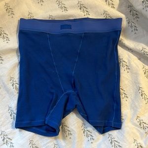 Skims blue boxers